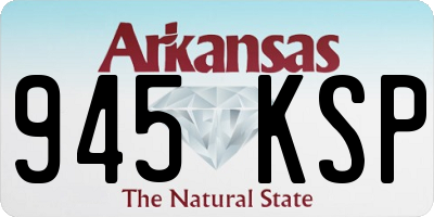 AR license plate 945KSP