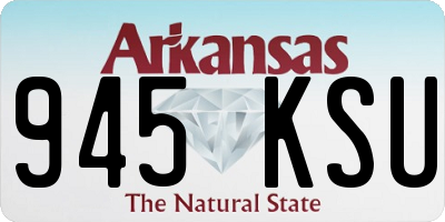 AR license plate 945KSU