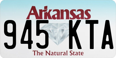 AR license plate 945KTA