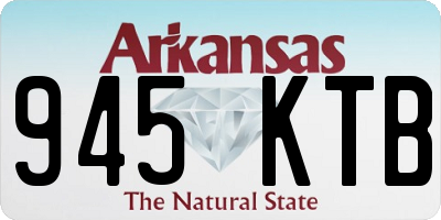 AR license plate 945KTB