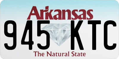AR license plate 945KTC