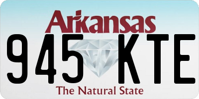 AR license plate 945KTE