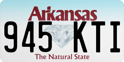 AR license plate 945KTI