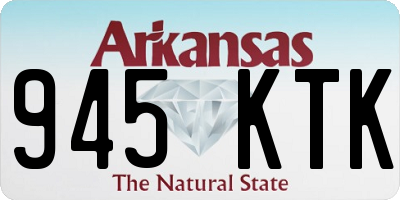 AR license plate 945KTK