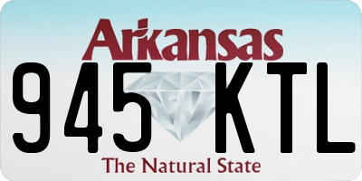 AR license plate 945KTL