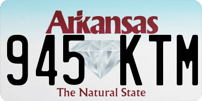 AR license plate 945KTM