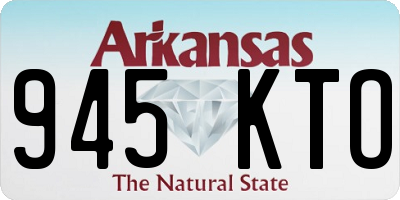 AR license plate 945KTO