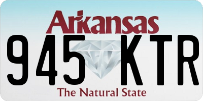 AR license plate 945KTR