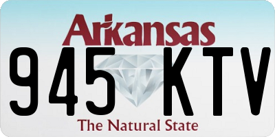 AR license plate 945KTV