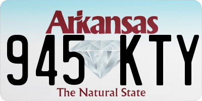 AR license plate 945KTY