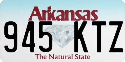 AR license plate 945KTZ