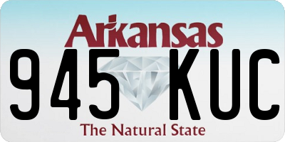 AR license plate 945KUC