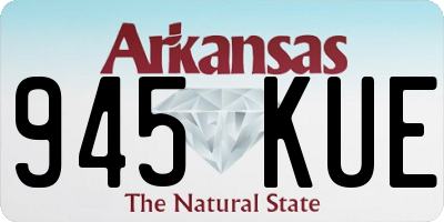 AR license plate 945KUE
