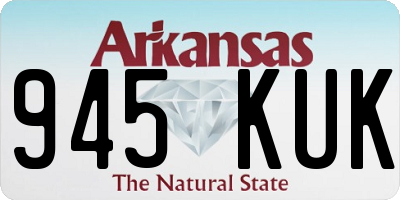 AR license plate 945KUK