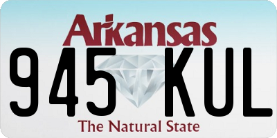 AR license plate 945KUL