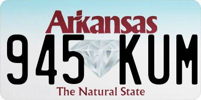 AR license plate 945KUM