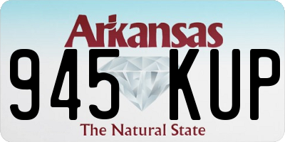 AR license plate 945KUP
