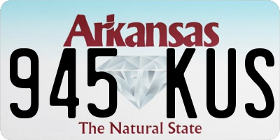 AR license plate 945KUS