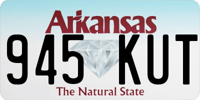 AR license plate 945KUT