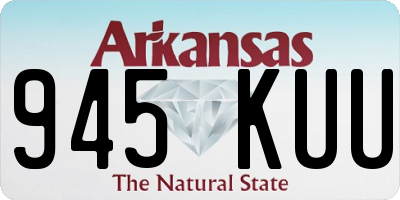 AR license plate 945KUU