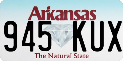 AR license plate 945KUX