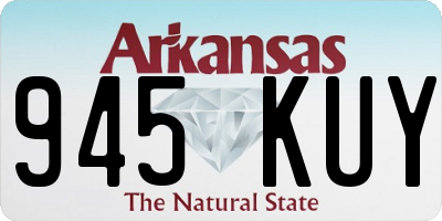 AR license plate 945KUY