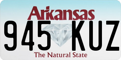 AR license plate 945KUZ