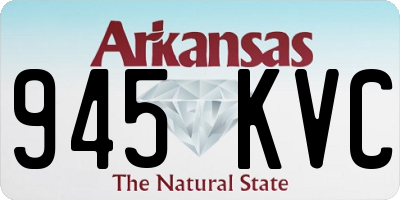 AR license plate 945KVC
