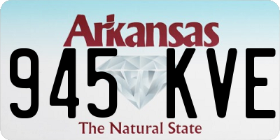 AR license plate 945KVE