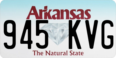 AR license plate 945KVG