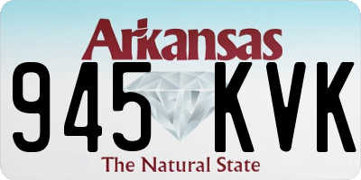 AR license plate 945KVK