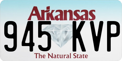 AR license plate 945KVP