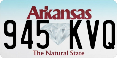 AR license plate 945KVQ