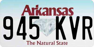 AR license plate 945KVR