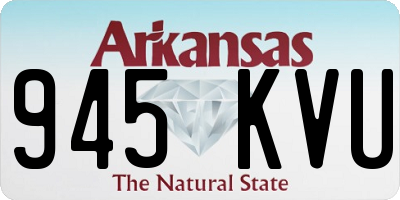 AR license plate 945KVU