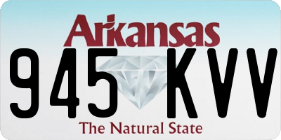 AR license plate 945KVV