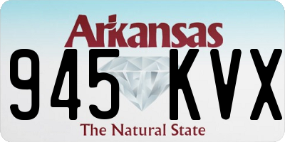 AR license plate 945KVX