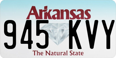 AR license plate 945KVY