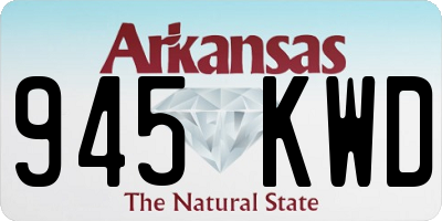 AR license plate 945KWD