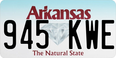 AR license plate 945KWE