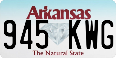 AR license plate 945KWG