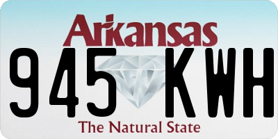 AR license plate 945KWH
