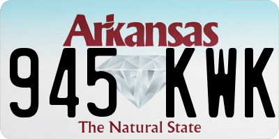 AR license plate 945KWK