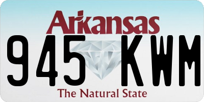 AR license plate 945KWM