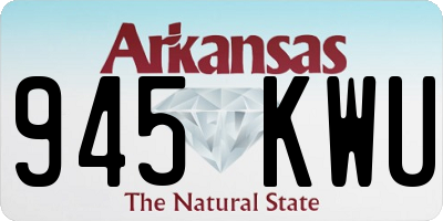 AR license plate 945KWU