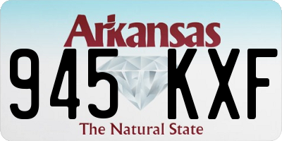 AR license plate 945KXF