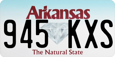 AR license plate 945KXS
