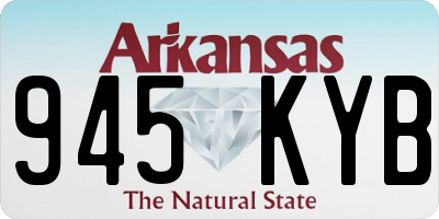 AR license plate 945KYB