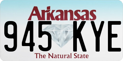 AR license plate 945KYE