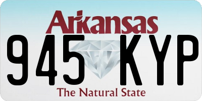AR license plate 945KYP